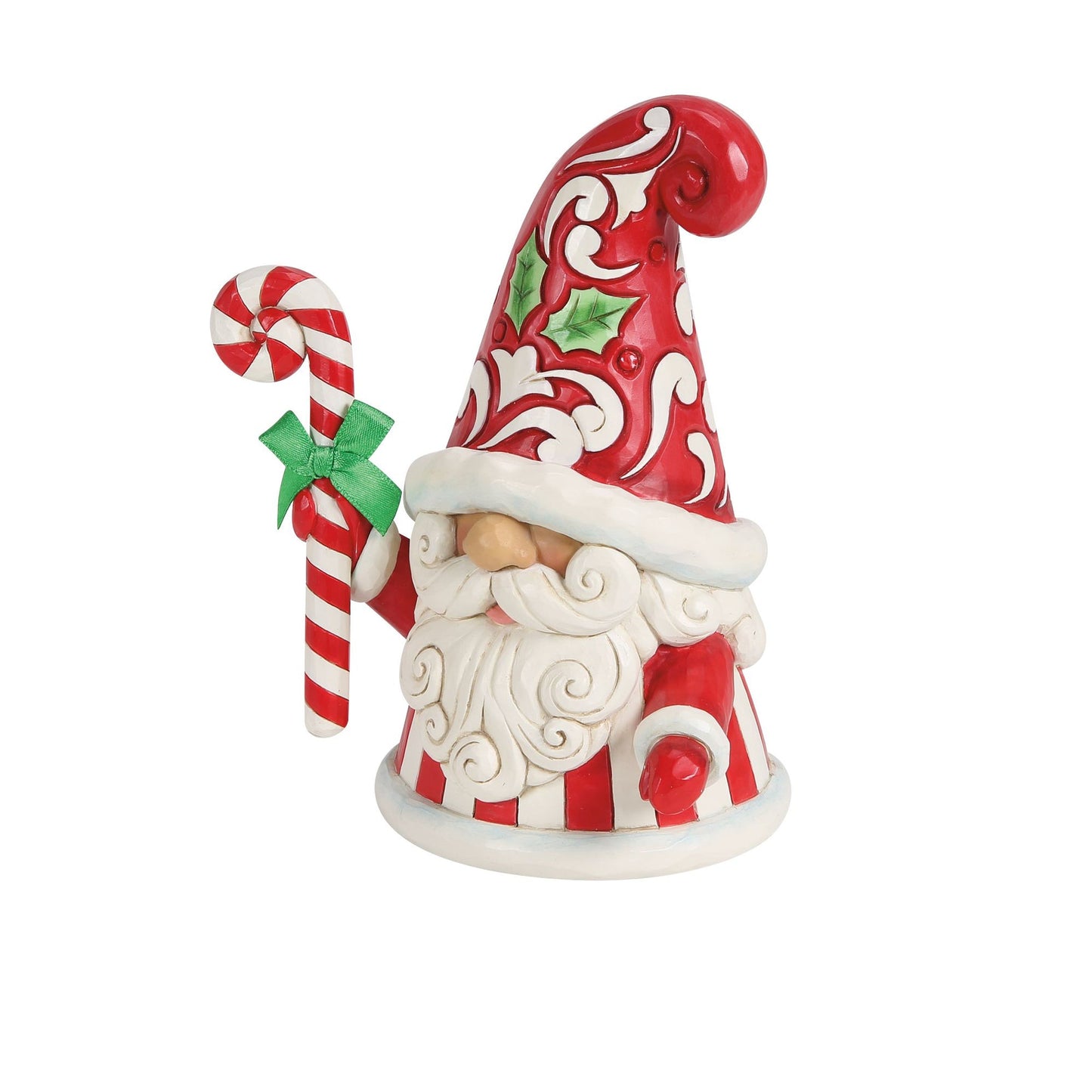 Gnome Large Candy Cane Figurine