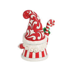 Gnome Large Candy Cane Figurine