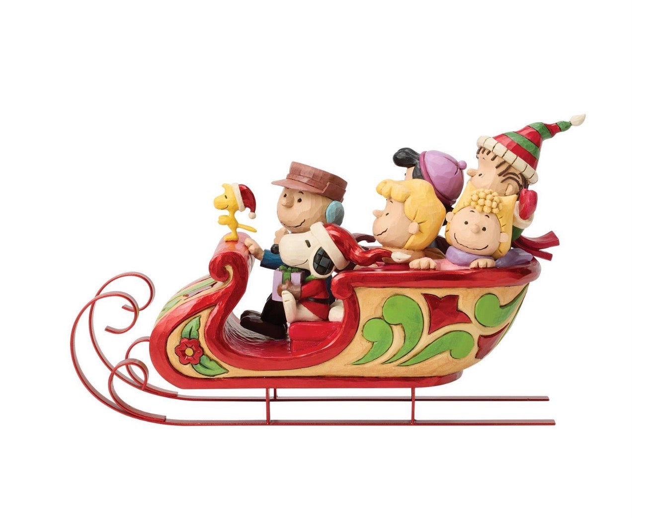 Snoopy and Friends in Sleigh by Jim Shore