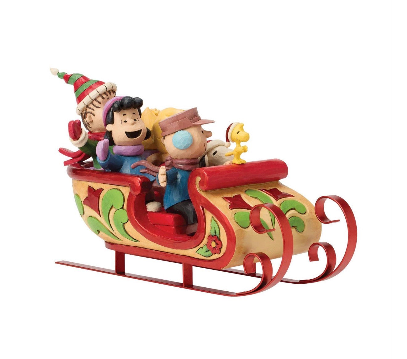 Snoopy and Friends in Sleigh by Jim Shore