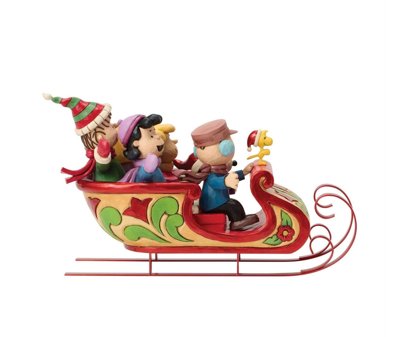 Snoopy and Friends in Sleigh by Jim Shore
