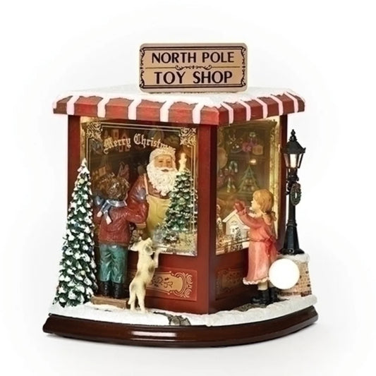 Santa’s Musical Toyshop Figurine