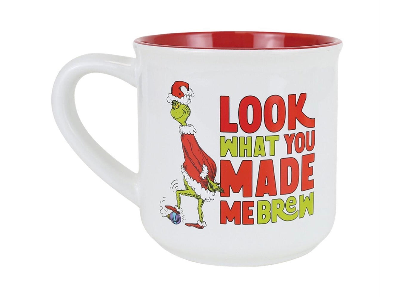 “Look What You Made Me Brew” Grinch Mug