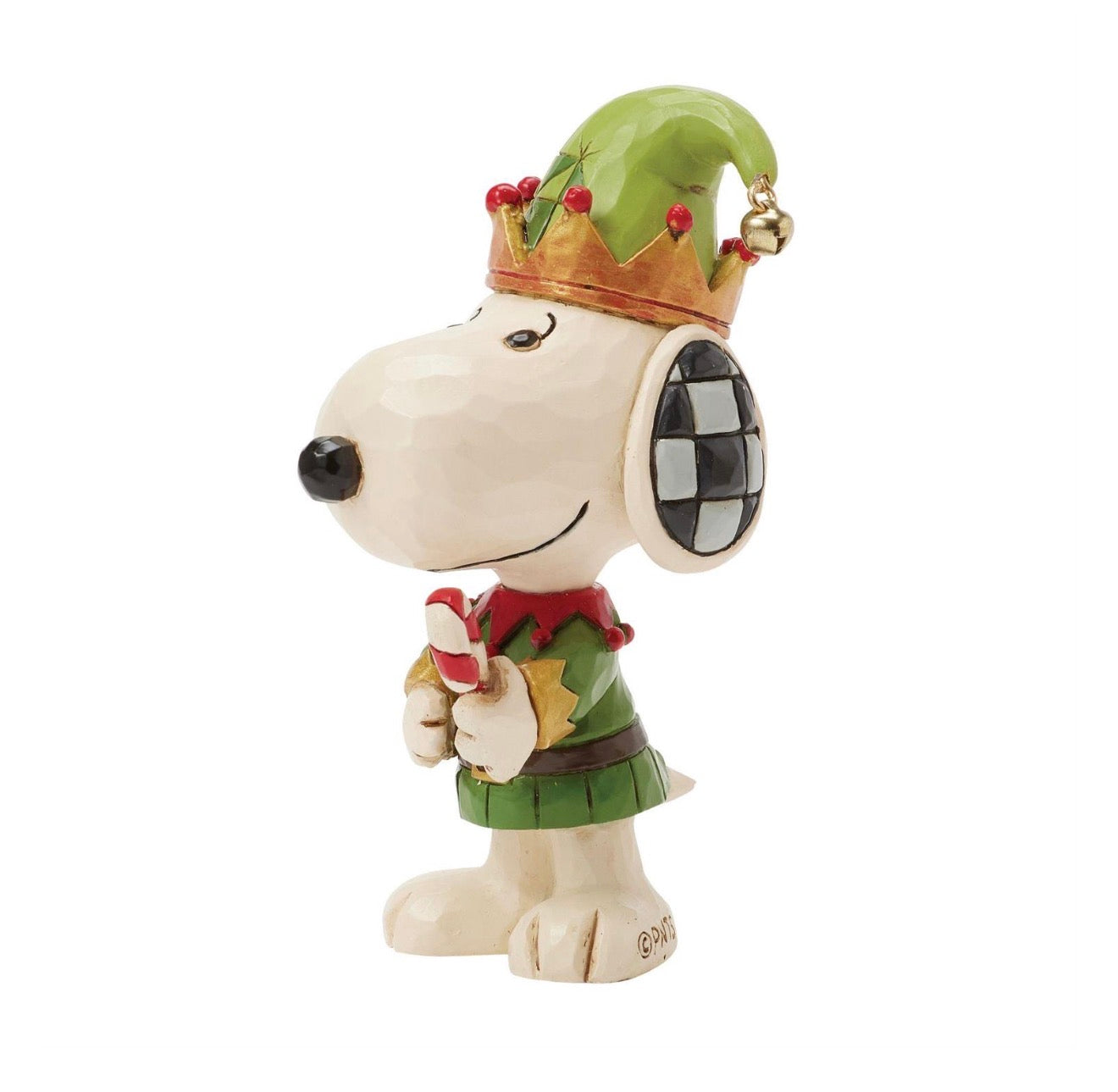 Jim Shore Snoopy Christmas Elf Mini