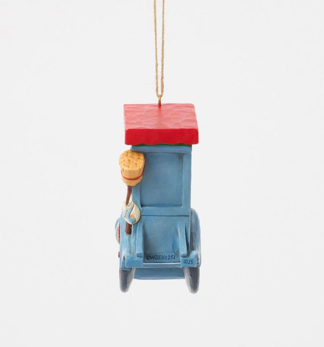 Dated 2025 Frosty in Train Ornament