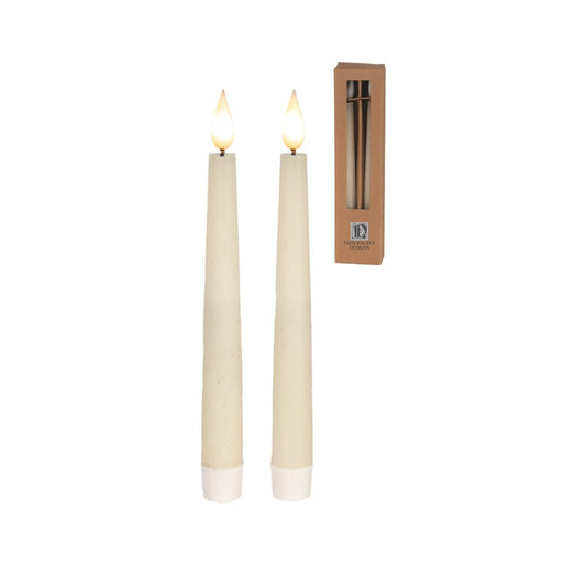 TAPER-IVORY LED CANDLE 8.25” (Set of 2)