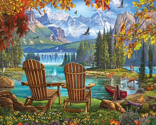Mountain Paradise, #1977, 1000 piece puzzle