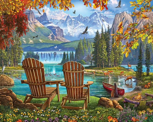 Mountain Paradise, #1977, 1000 piece puzzle