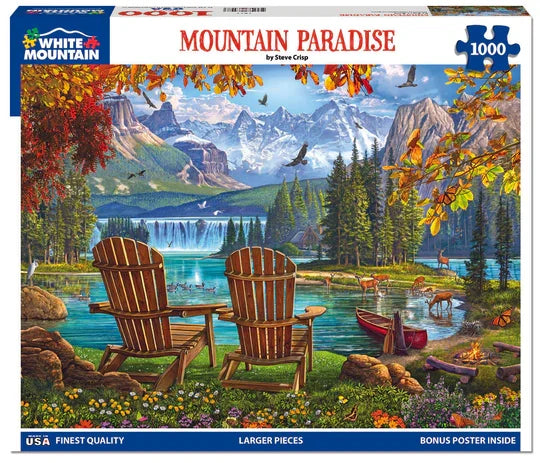 Mountain Paradise, #1977, 1000 piece puzzle