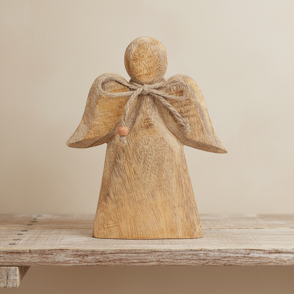 Small Standing Angel with Bow