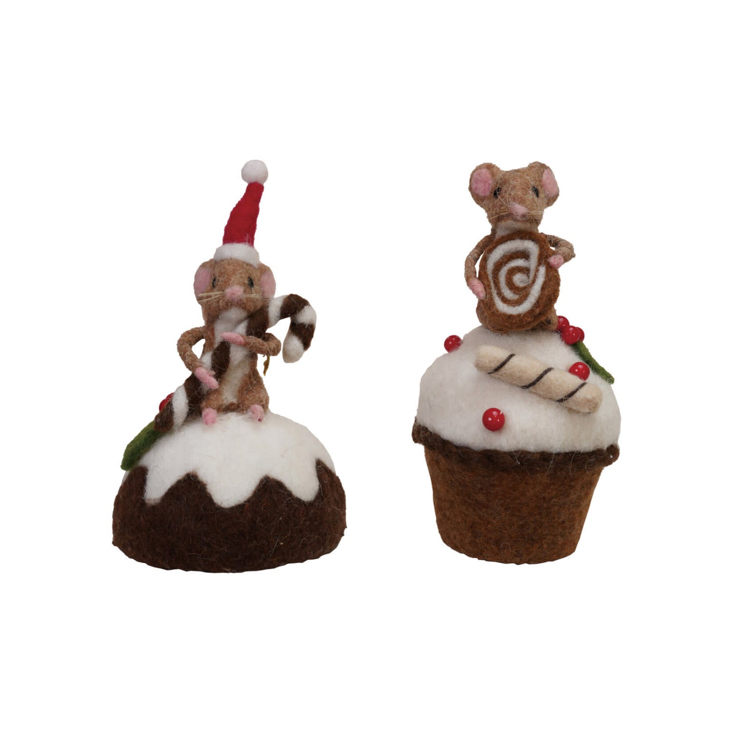 Wool Felt Mouse, 2 Assorted (sold Individually)