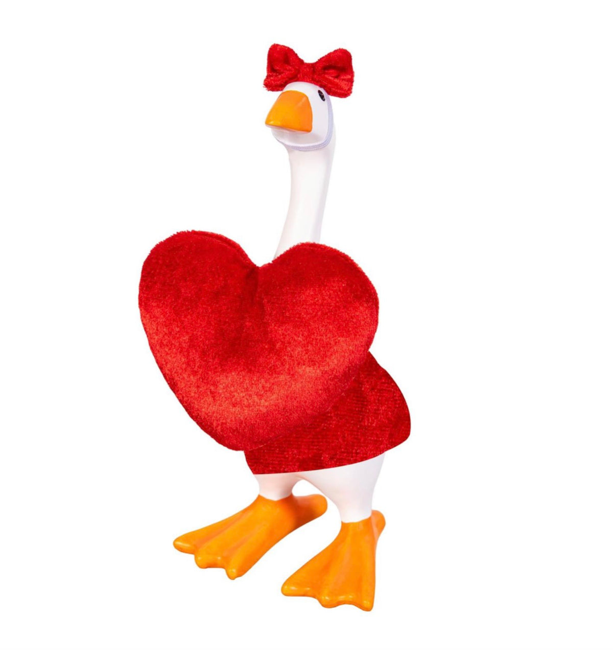 Gordy the Desktop Goose Hillside Pasture Table Decor Fabric Accessory Set, Valentine's Day
