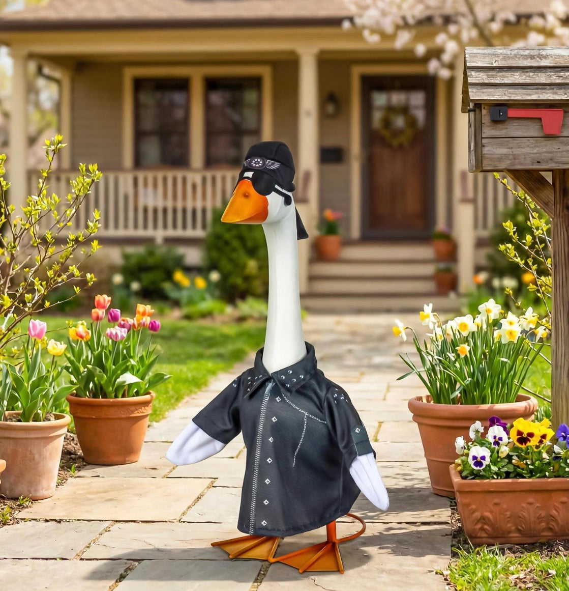 Giddy the Goose Outfit, Biker
