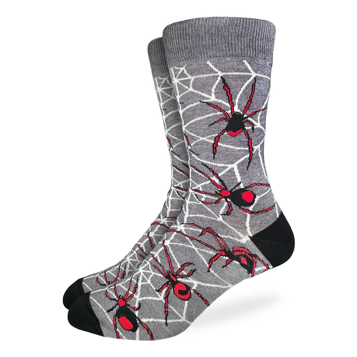 Good Luck Sock - Men's Spiders Socks: Shoe Size 7-12