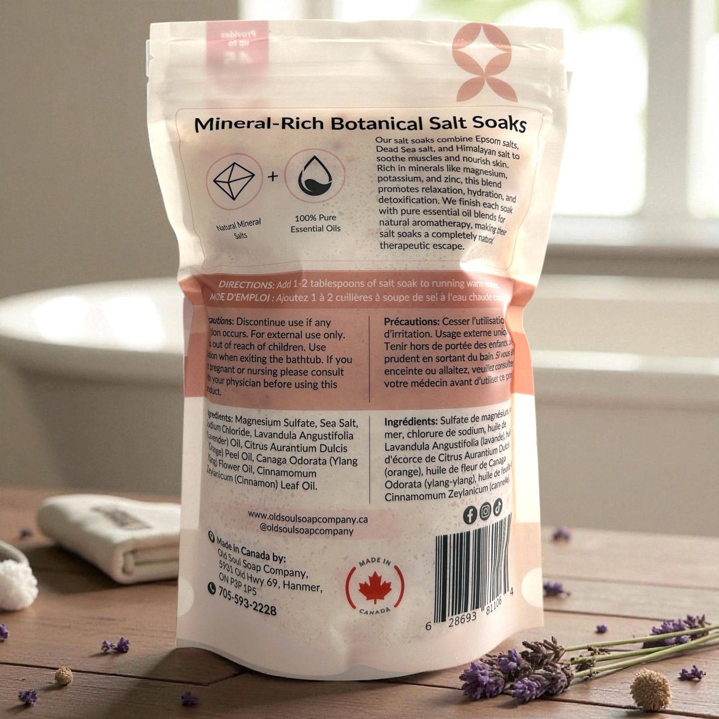 Old Soul Soap Company Inc. - Salt Soak: Sleep Well - 800g