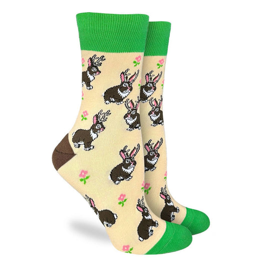 Good Luck Sock - Women's Jackalope Socks: Shoe Size 5-9