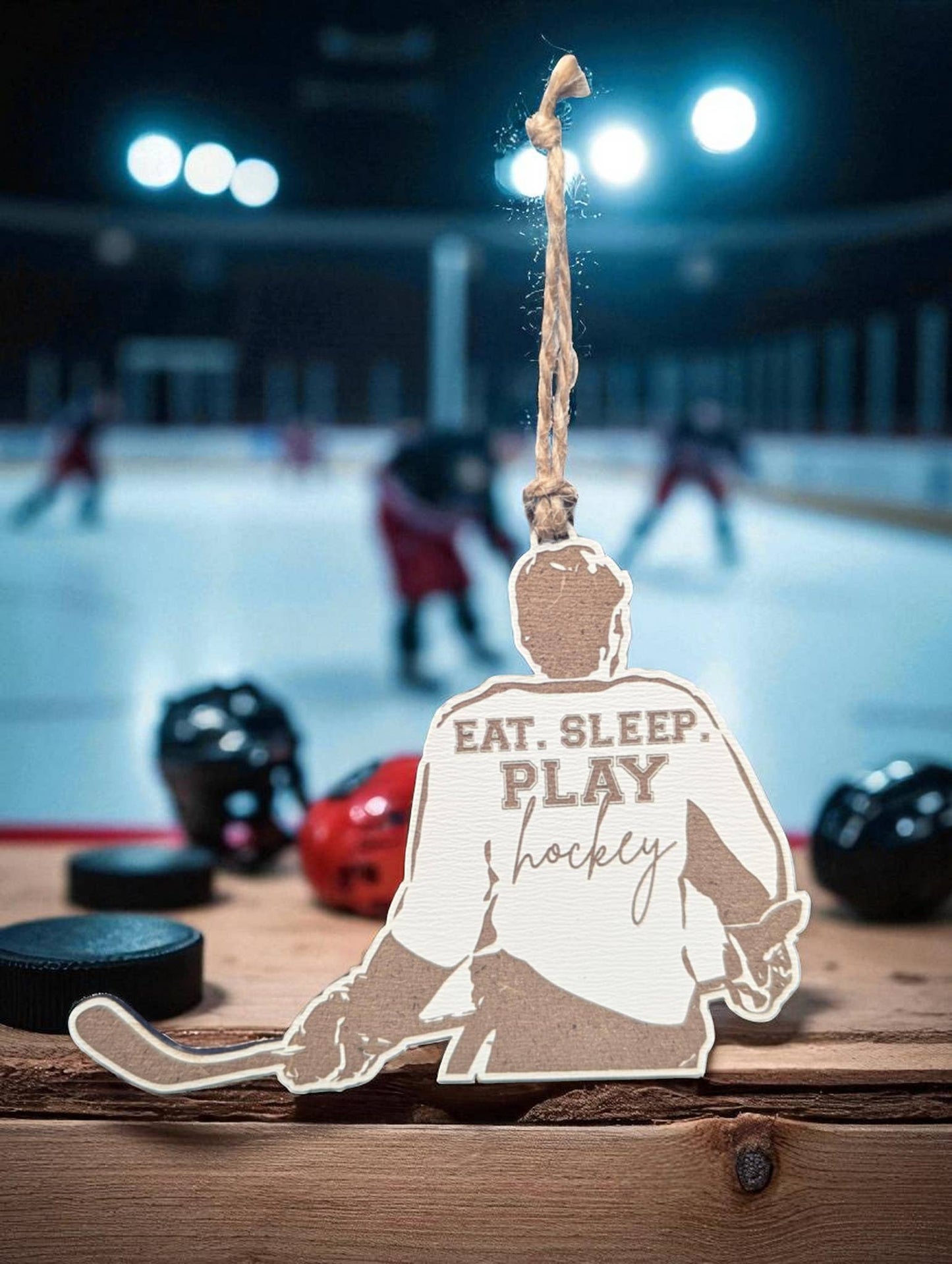 Richer Design Co. - HOCKEY PLAYER ORNAMENT