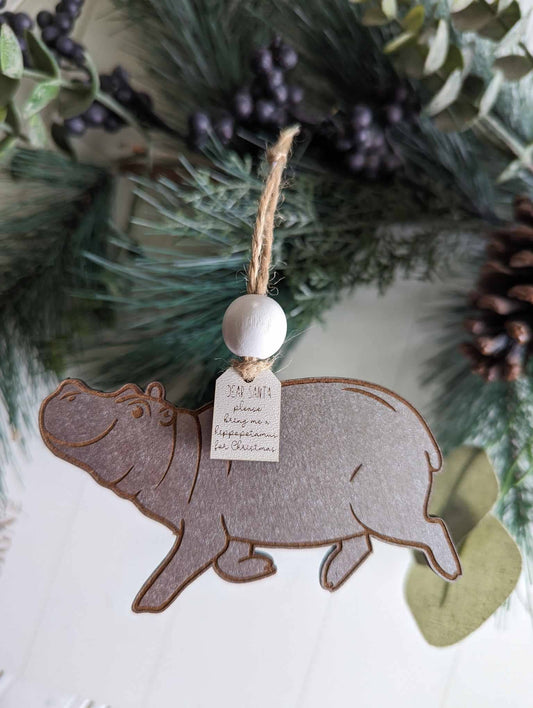 Richer Design Co. - HIPPO ORNAMENT