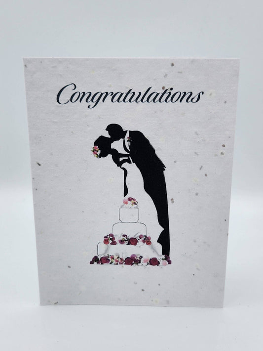 Greet n' Grow Plantable Cards - Wedding Wishes for Couple: Wildflower