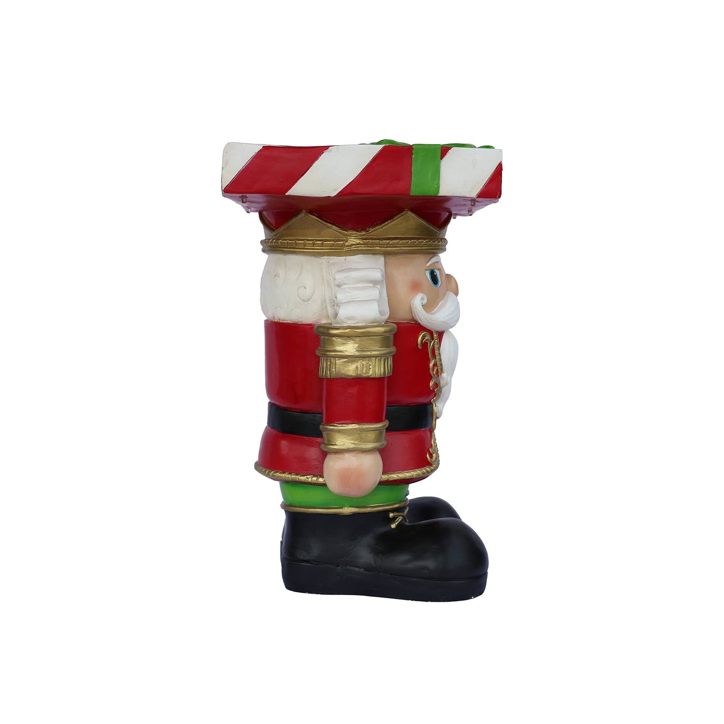 Hi-Line Gift Ltd. - Lighted Nutcracker Soldier Christmas Side Table Decor