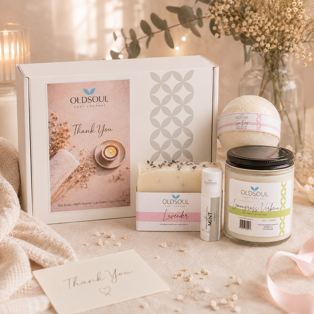 Old Soul Soap Company Inc. - Special Occasion Gift Box: Happy Birthday Black