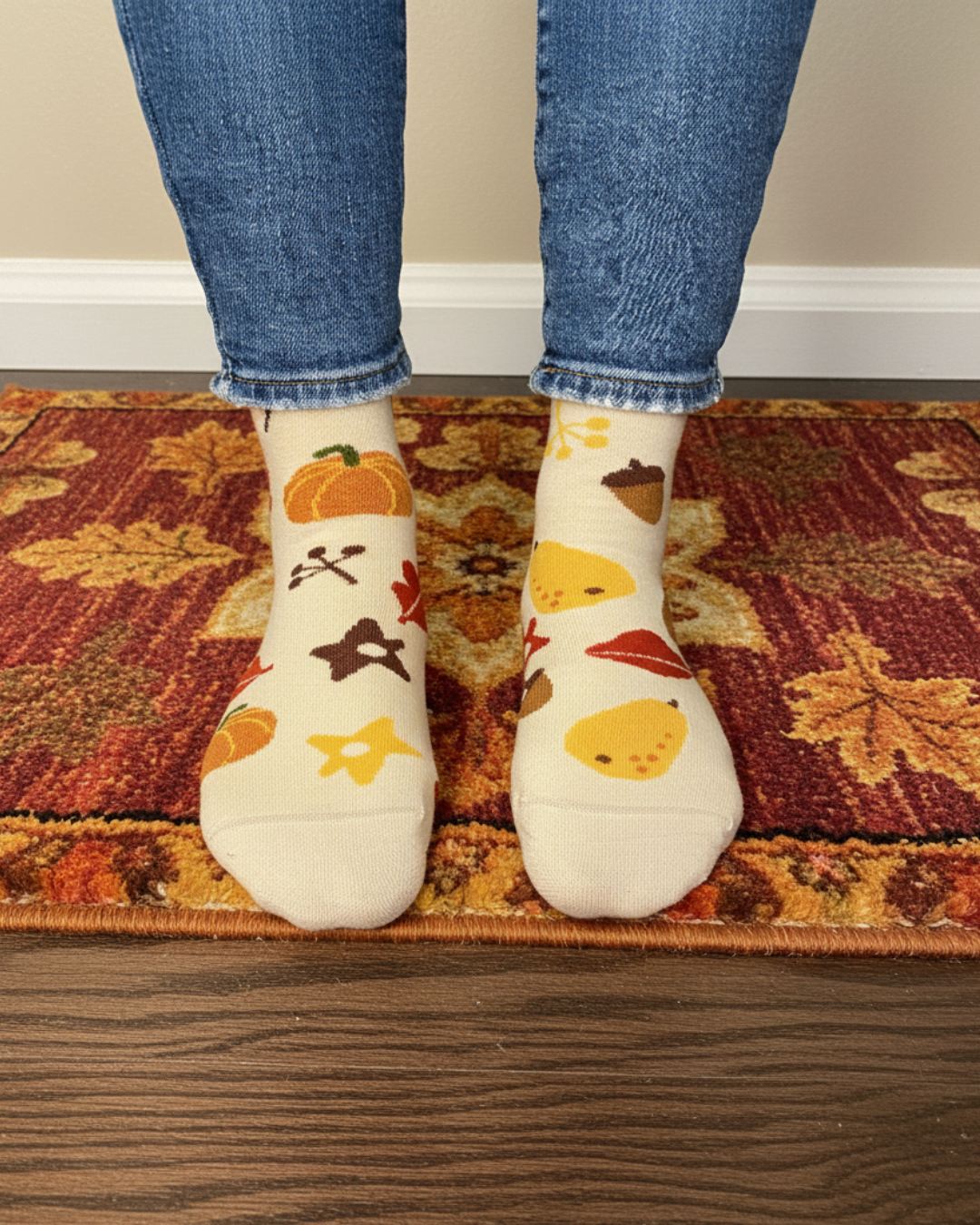 Friday Sock Co. - Women's Fun Fall Crew Socks - Fun Unique Gift for Her