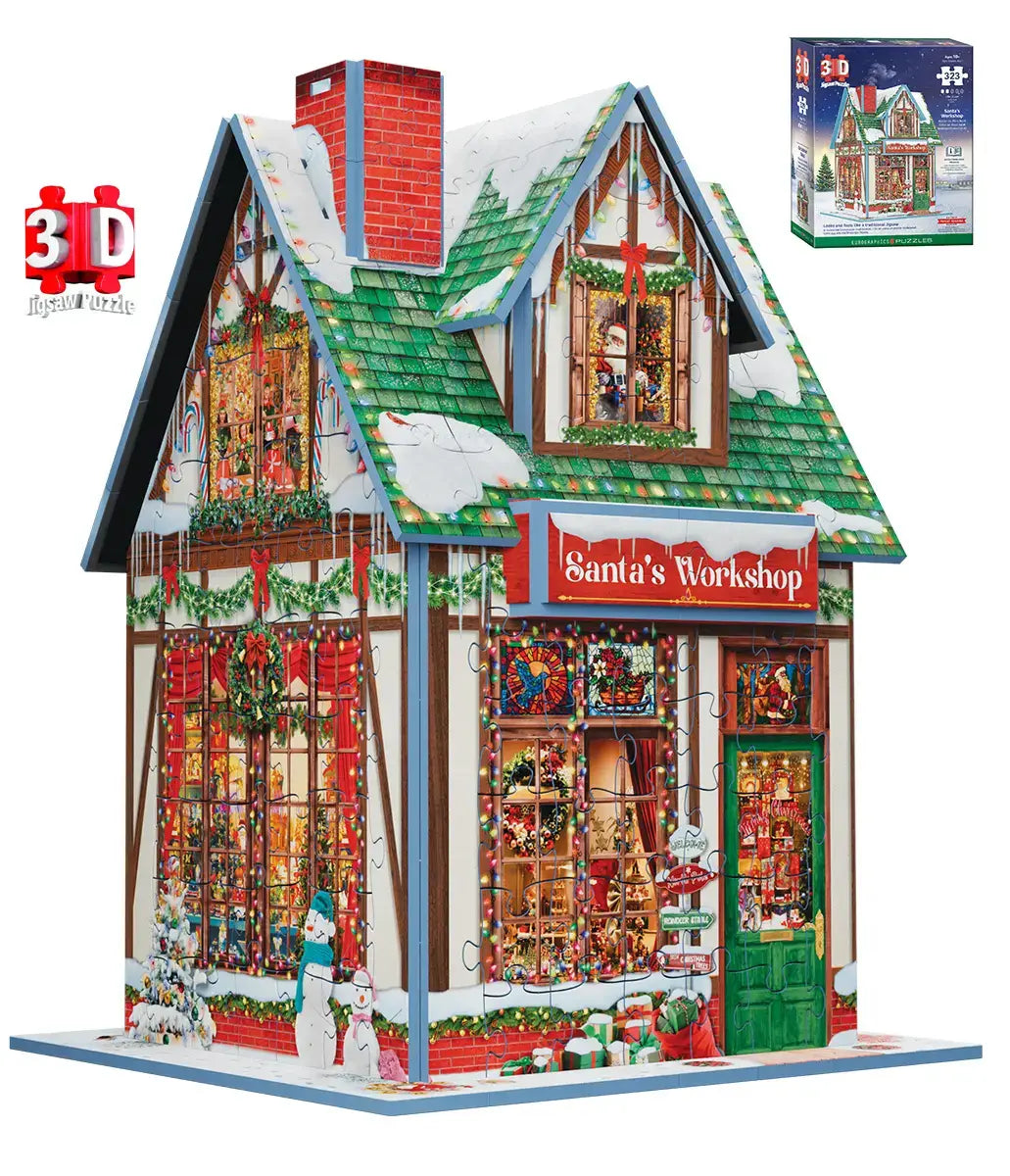 Eurographics Puzzles Canada - Santa's Workshop (3D)