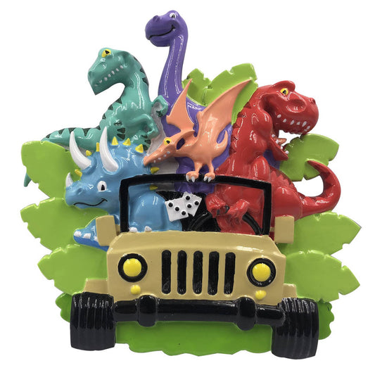 PolarX Ornaments - Dino Family Series Personalized Ornament