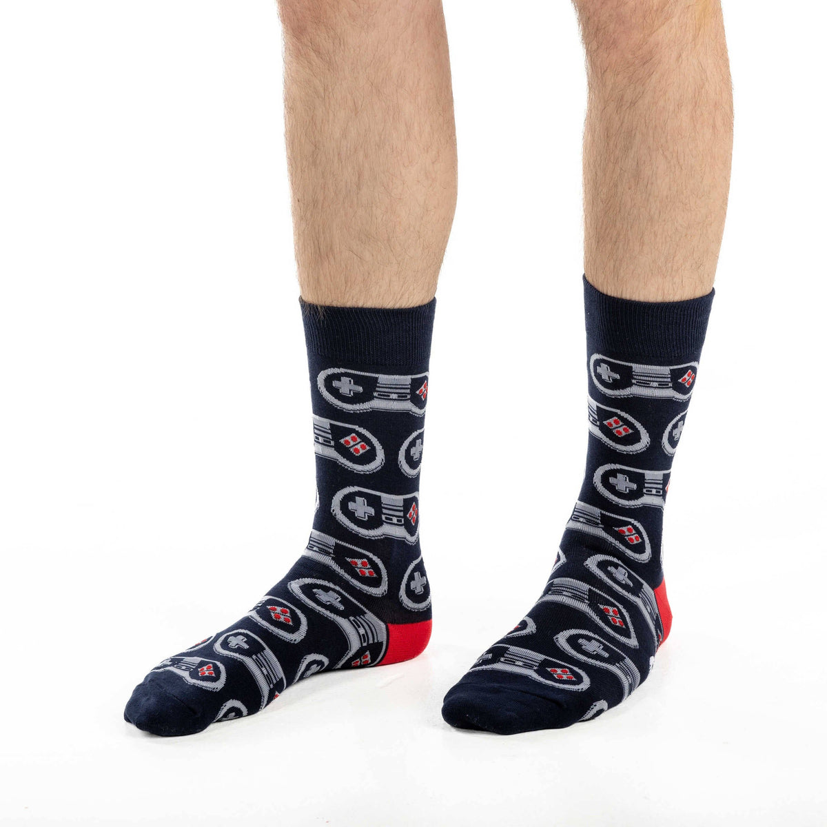 Good Luck Sock - Men's Video Game Controller Socks: Shoe Size 7-12