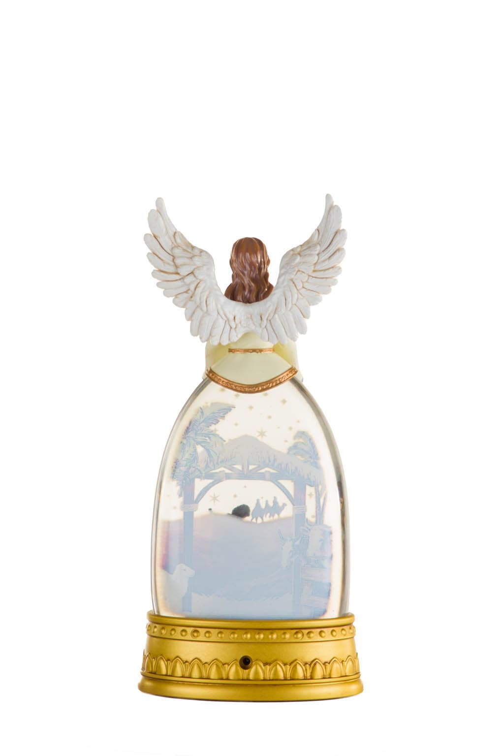 Starlight Collection - NEW - Gold Scenic LED Snow Globe