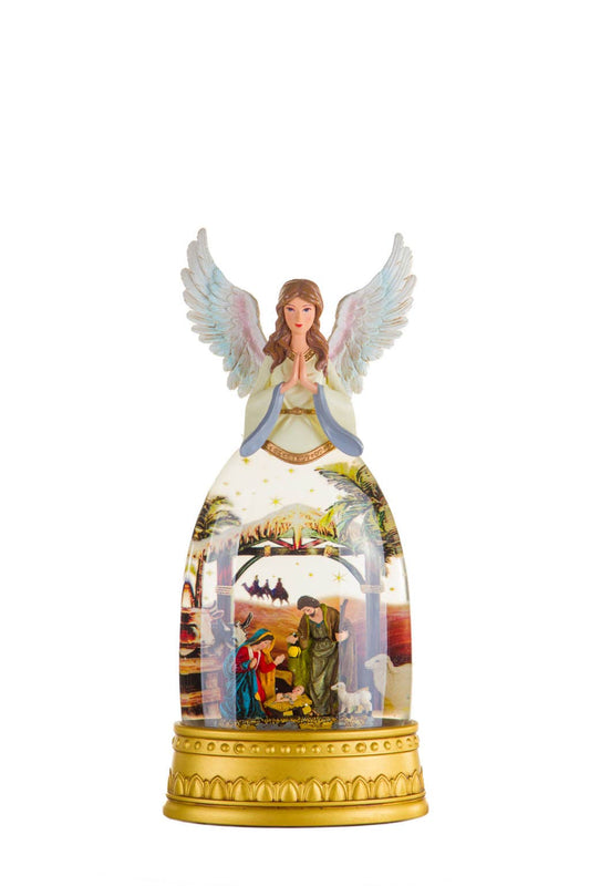 Starlight Collection - NEW - Gold Scenic LED Snow Globe
