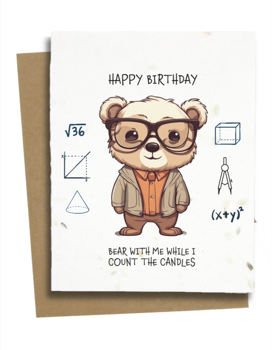Greet n' Grow Plantable Cards - Funny Birthday Card: Wildflower