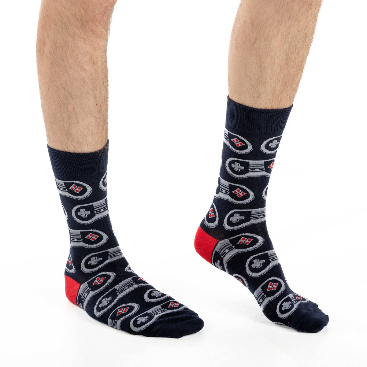 Good Luck Sock - Men's Video Game Controller Socks: Shoe Size 7-12