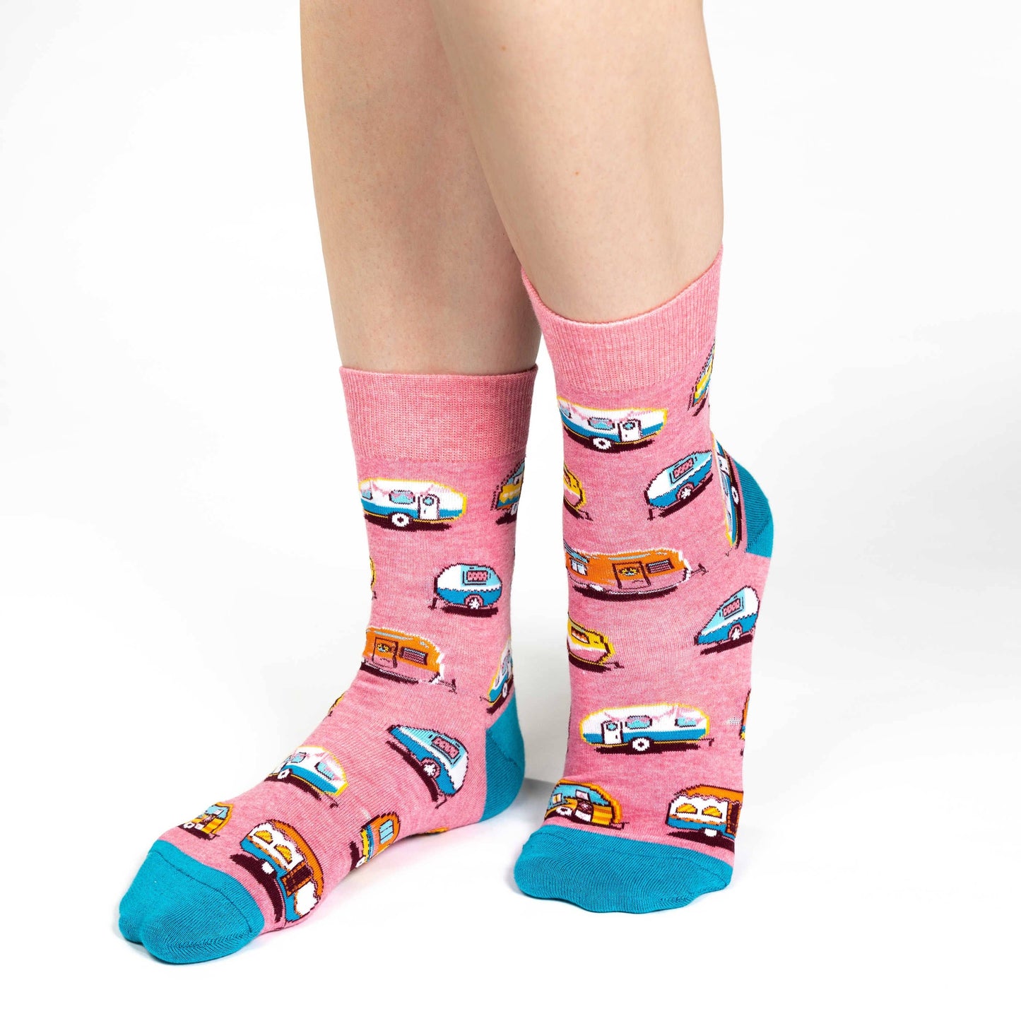 Good Luck Sock - Women's Happy Camper Socks: Shoe Size 5-9