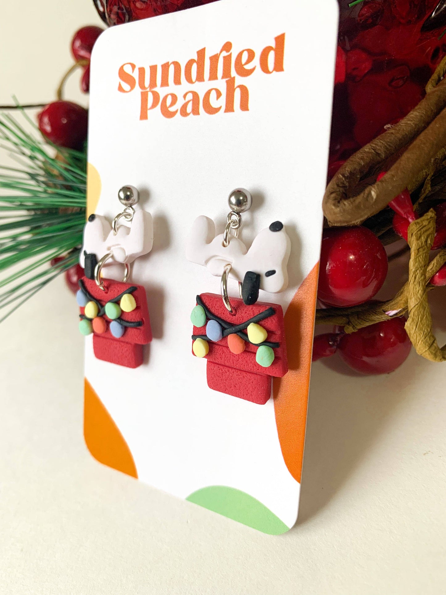 Snoopy’s House Earrings