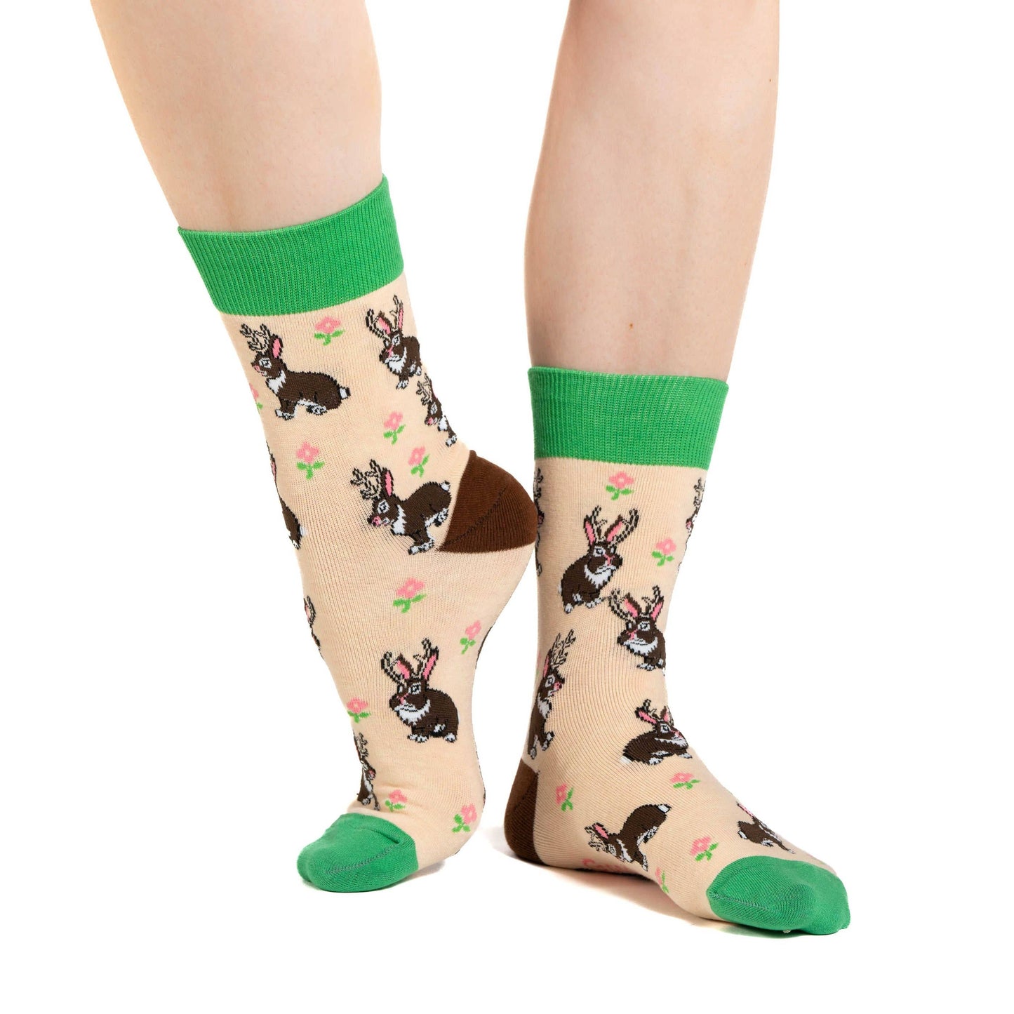 Good Luck Sock - Women's Jackalope Socks: Shoe Size 5-9