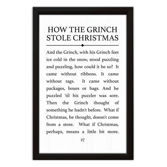 Pinetree Innovations Canada - How The Grinch Stole Christmas | Wood Sign: 14x10