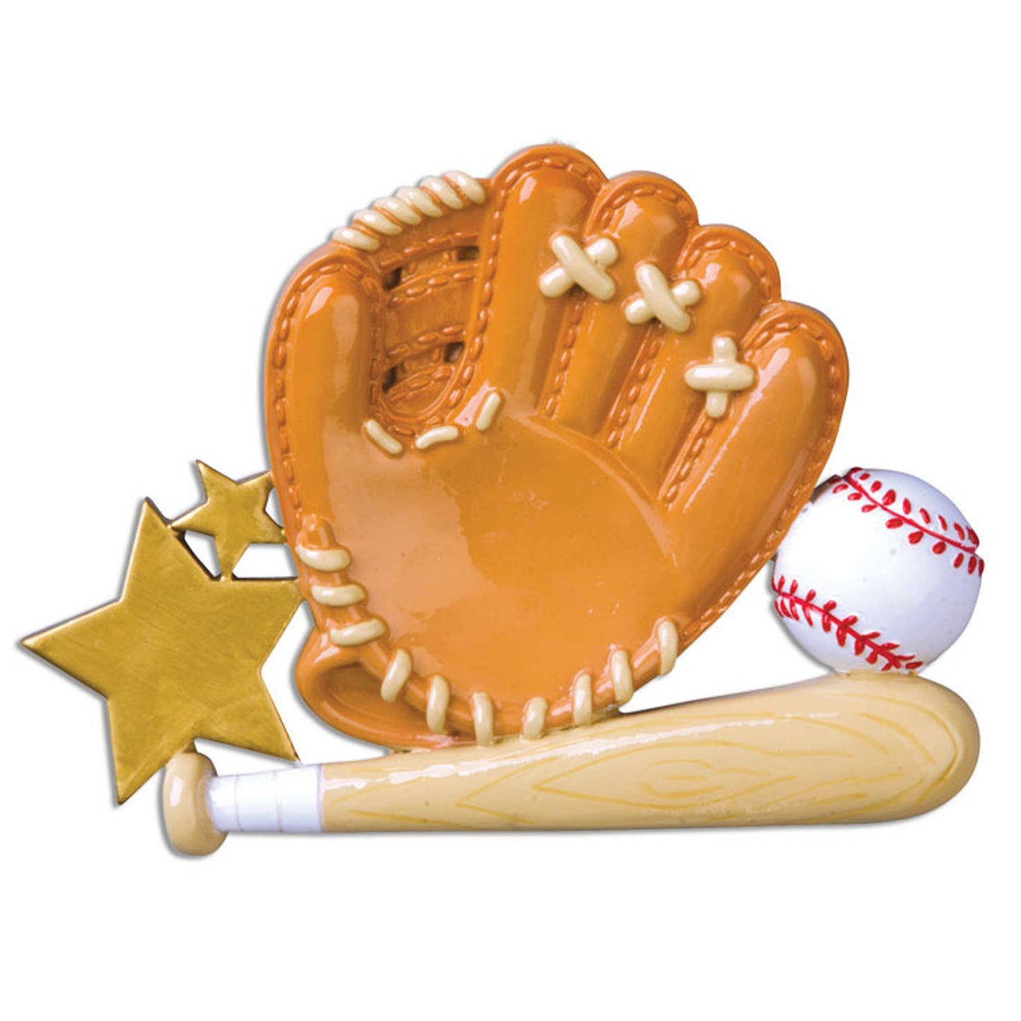 PolarX Ornaments - Baseball Glove Personalized Ornament