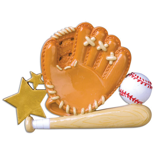 PolarX Ornaments - Baseball Glove Personalized Ornament