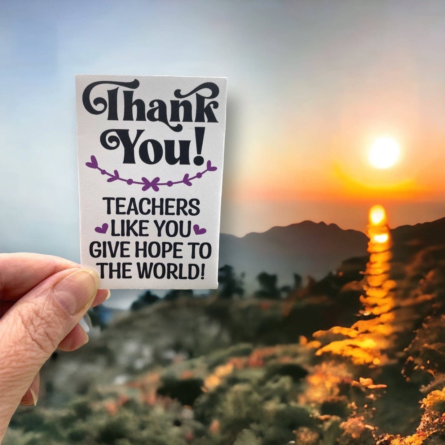 Teacher Gift seed package with Wildflowers