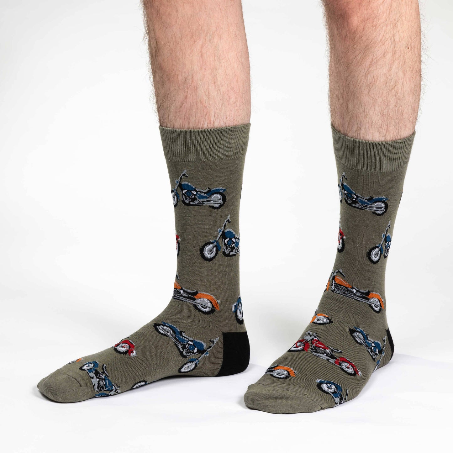 Good Luck Sock - Men's Chopper Motorcycle Socks: Shoe Size 7-12