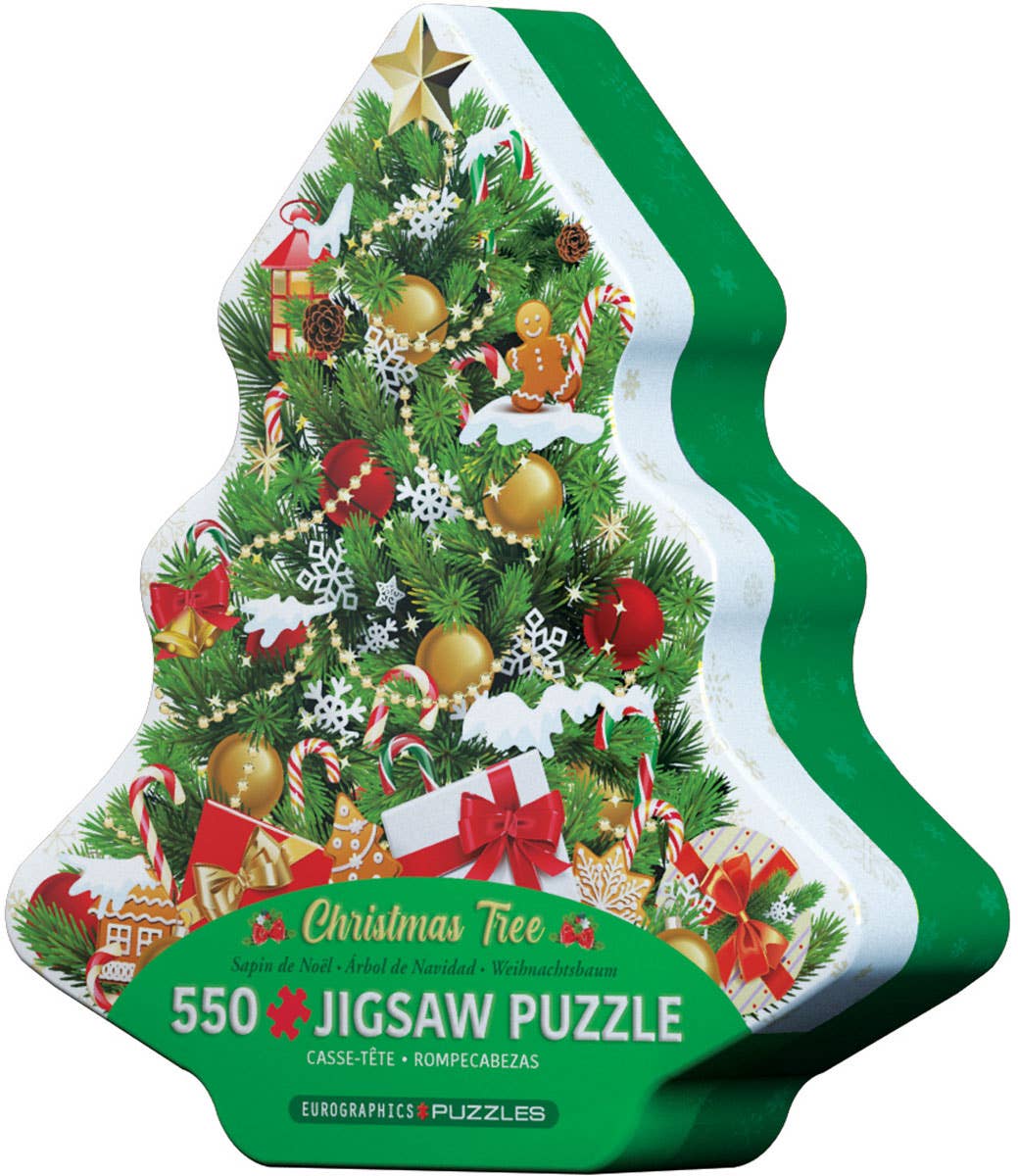 Eurographics Puzzles Canada - Christmas Tree Tin