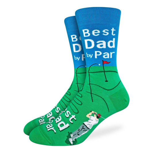 Good Luck Sock - Men's Best Dad By Par Socks