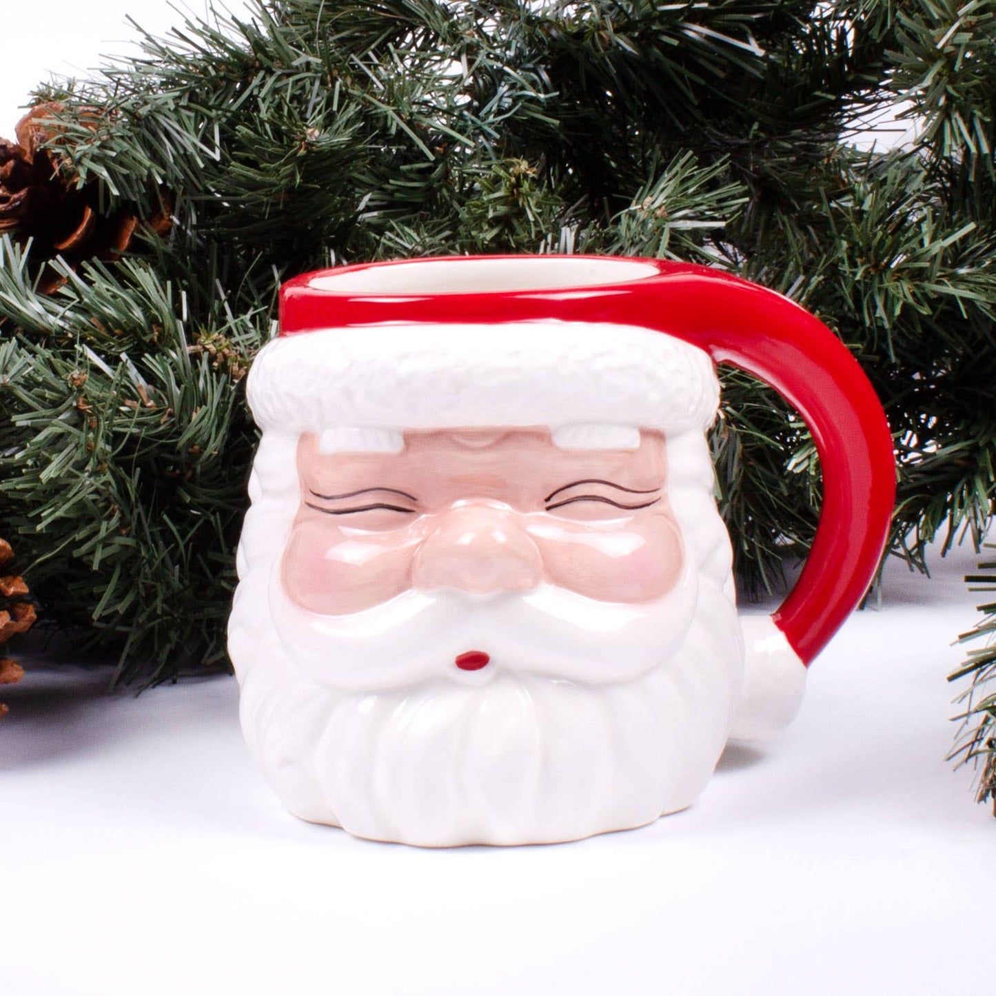 8 Oak Lane - Red Santa Coffee Mug, Ceramic, 8 oz
