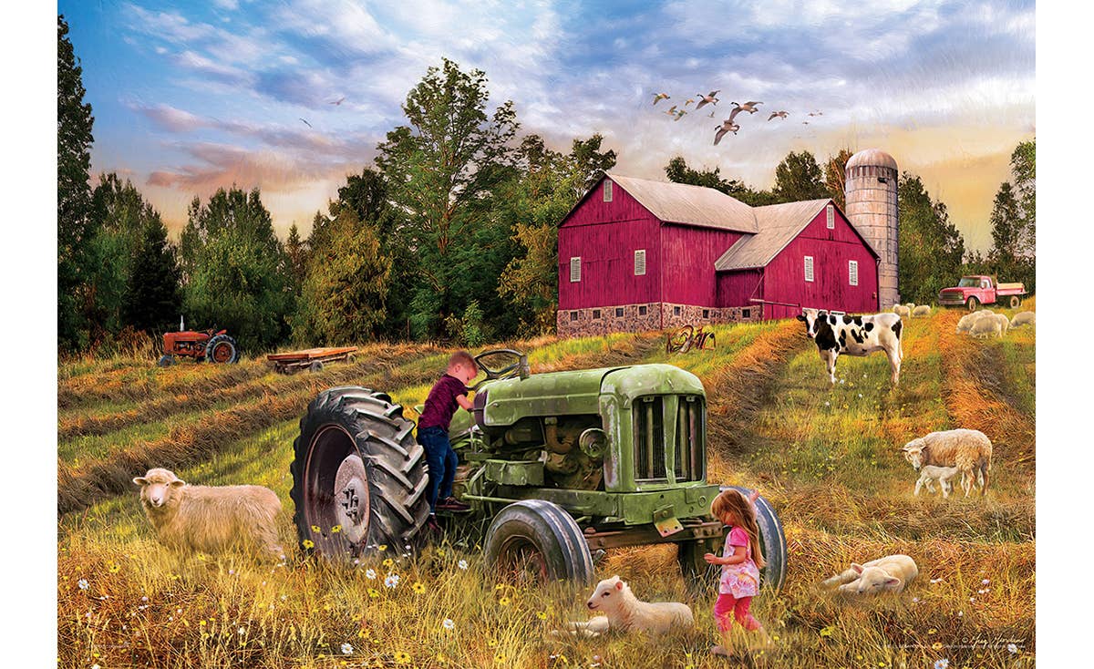 Eurographics Puzzles Canada - Tractor Tin