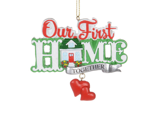 3.5" Our First Home Together Ornament
