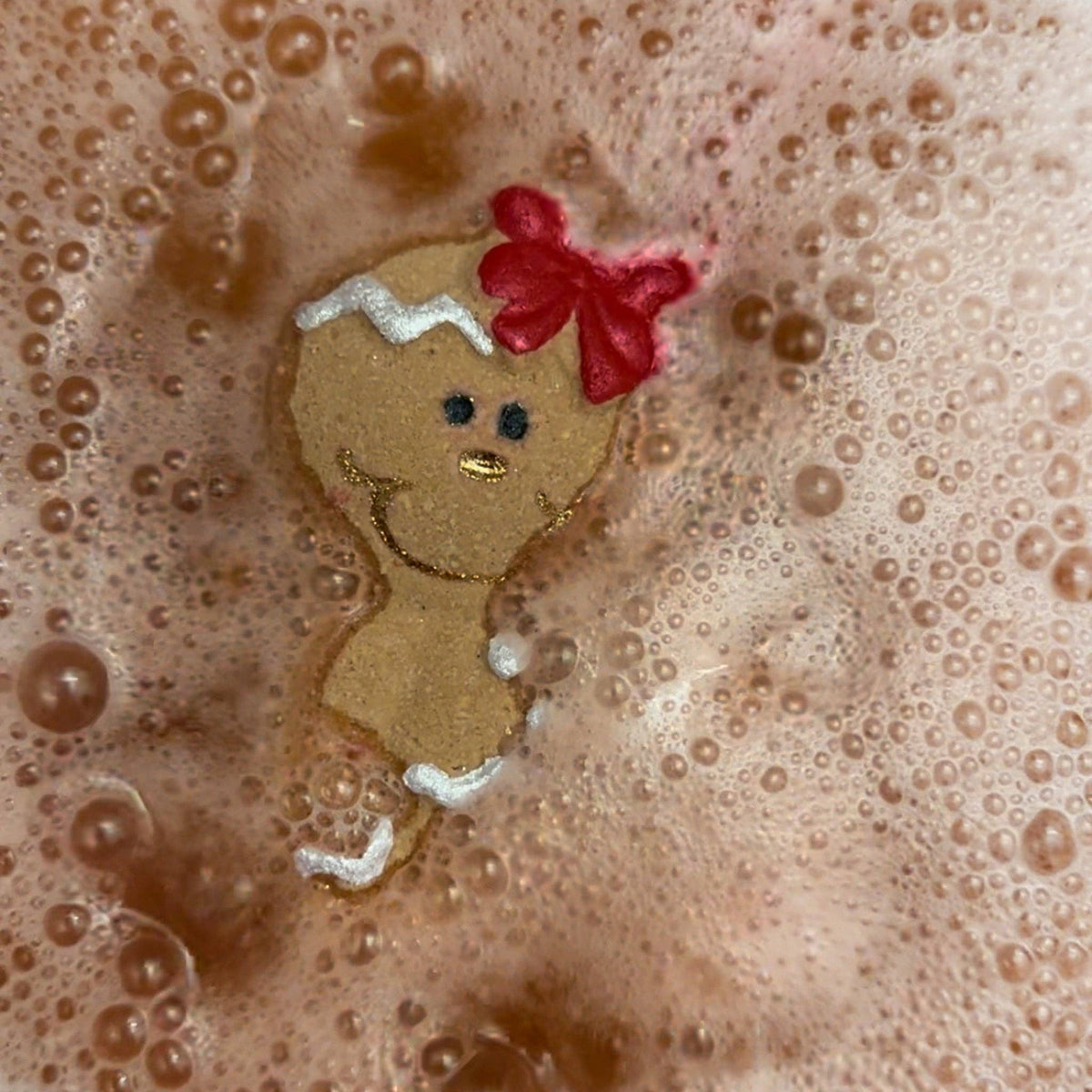 The Bomb Bar - Christmas Gingerbreads Bath Bomb: Girl