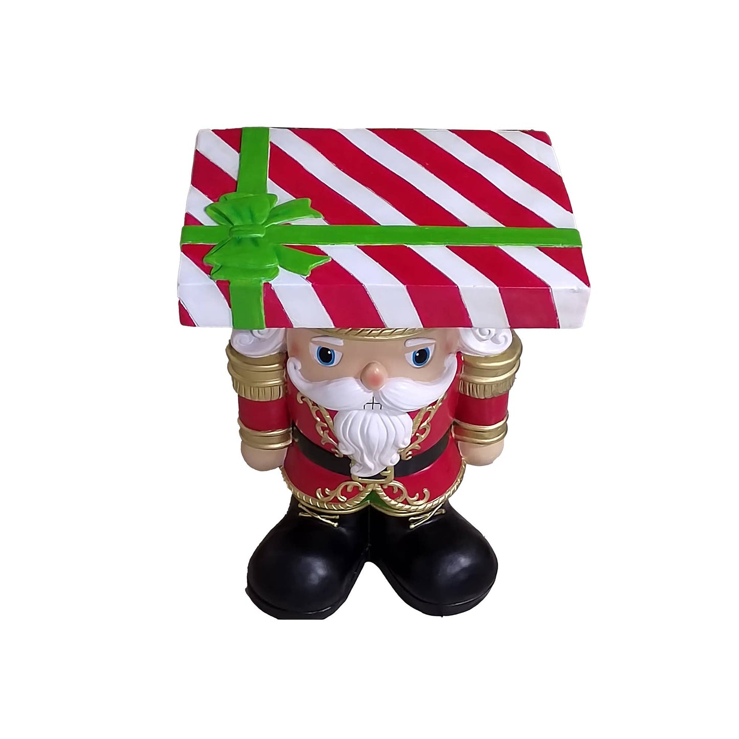 Hi-Line Gift Ltd. - Lighted Nutcracker Soldier Christmas Side Table Decor
