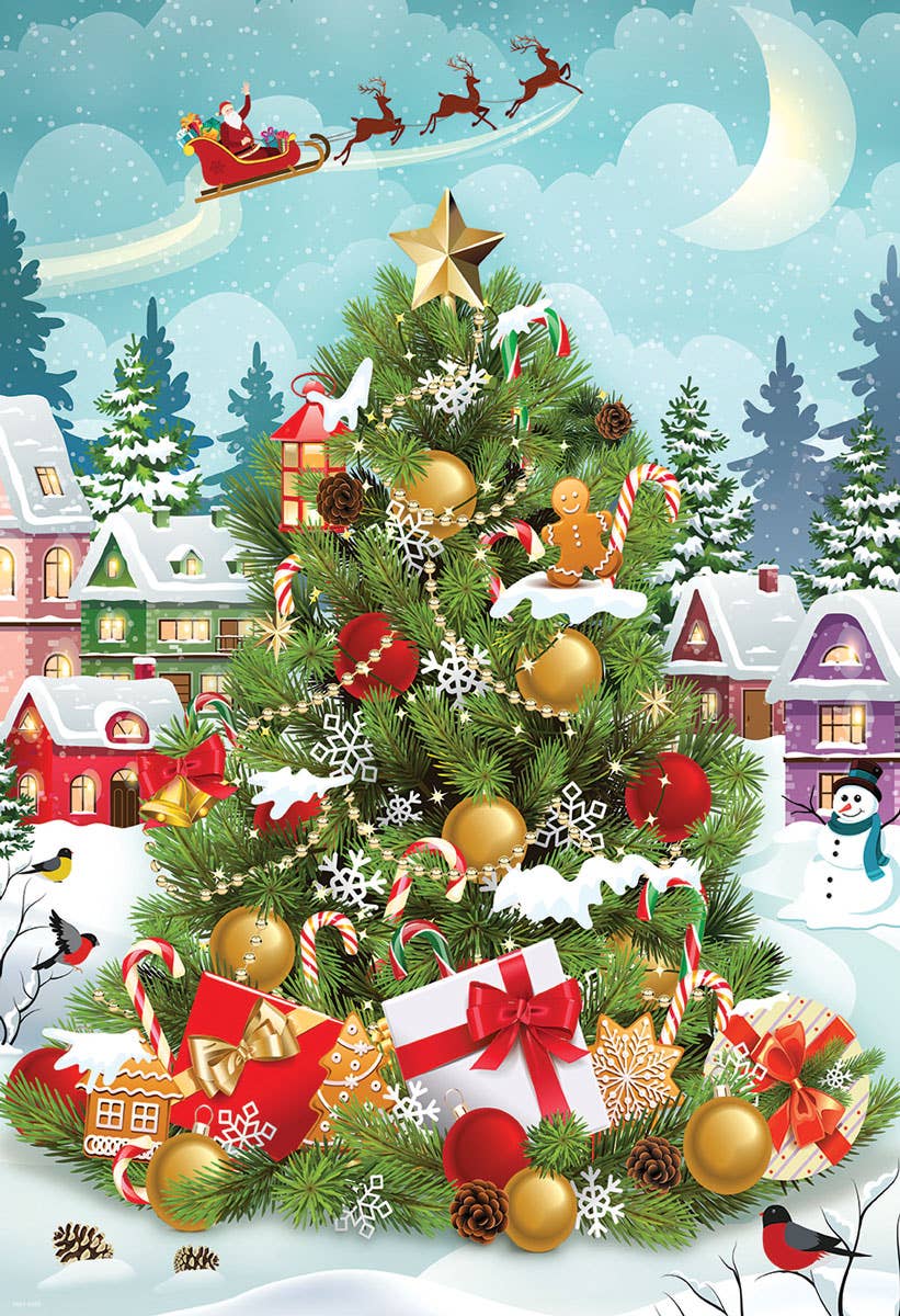 Eurographics Puzzles Canada - Christmas Tree Tin