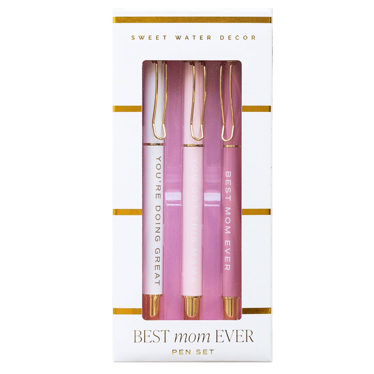 Sweet Water Decor - *NEW* Best Mom Ever Metal Pen Set - Home Decor & Gifts